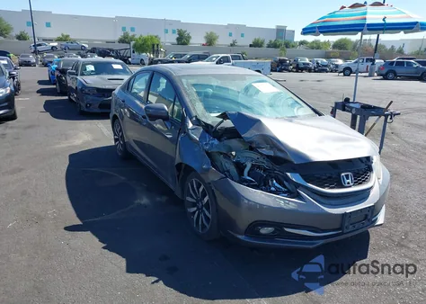 2015 Honda Civic Ex-L z USA, uszkodzony, nr VIN 19XFB2F91FE200567